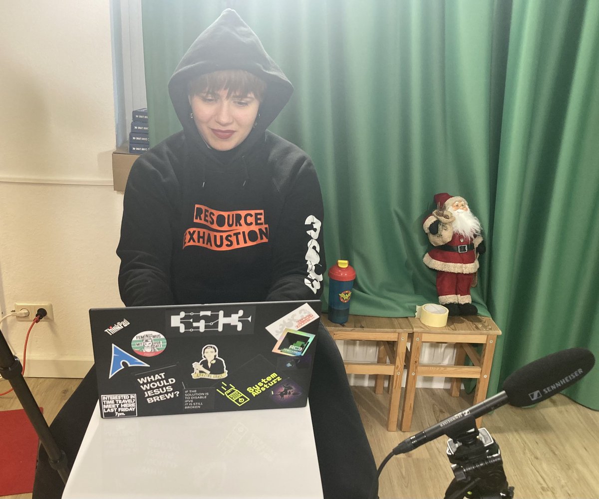 Tik Tok….⏰ One more hour until the #infrastructurereview #rc3 streaming at <a href="/chaoswesttv/">chaoswest.tv</a> 
#ressourceexhaustion is real, we are calculating => sooo many stats 📊

pretalx.c3voc.de/rc3-2021-cwtv/…