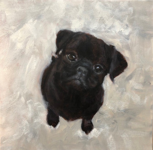 BeverlyEndsley's tweet photo. Riley – What an adorable little girl.  Of course this is just what her mom wanted for Christmas!  Thank you Josie for selecting me to do this very special portrait.  What a joy to paint this little ball of cuteness!

#petportrait #art #fineart #artwork #Denver #Colorado #dogs https://t.co/7n5f9XitMo