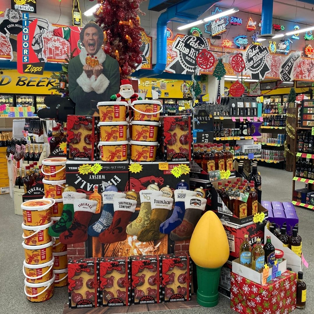Close the year out with a delicious holiday themed drink! Whether you are having a New Years Party or staying in, this will be a hit!

Firenog
1 part fireball ball
2 parts eggnog

#holidaydrinks #drinkrecipe #fireball #fireballnog #holidaydrinks #liquorstore #zippsliquor