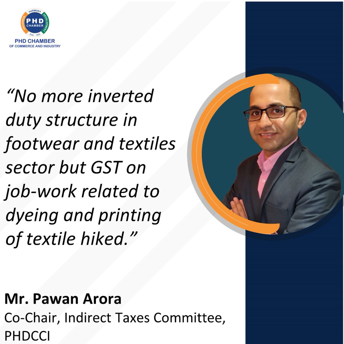 phdchamber's tweet photo. Mr Pawan Arora, Co-Chair, Indirect Taxes Committee, #PHDCCI & Partner at Athena Law Associates, shared his views on the changes of #workscontract services to Govt. Authority or Govt. Entity, detention of #goods & conveyances in transit & confiscation sec 129 & 130.
#GST #GSTR9 https://t.co/40EL9FcCQ7