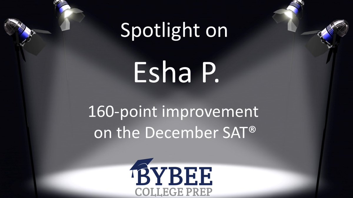 bybeeprep's tweet photo. Way to go Esha! Great to see your hard work pay off! https://t.co/erRSRR9kI1