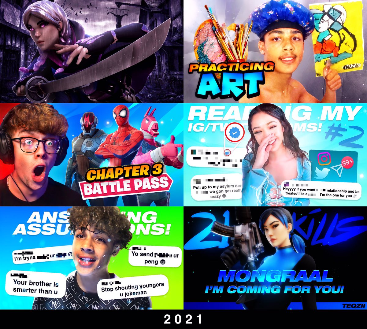 coldestszn's tweet photo. A few things I’ve made in 2021! 🎨 https://t.co/c0TW89jqLr