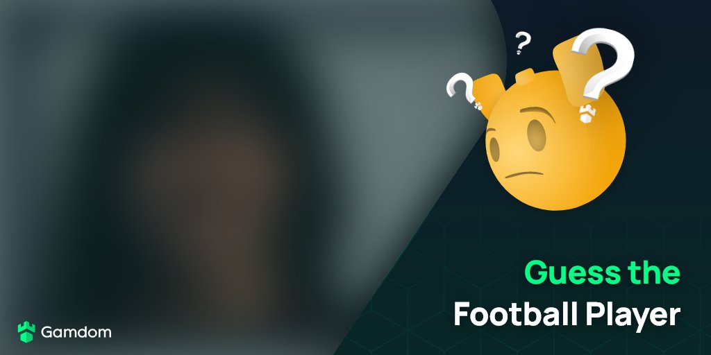gamdom's tweet photo. #Giveaway $500

Guess the Football Player and win $25!! 🤑🤑

We will randomly select 20 correct answers and award $25 to each account!

Rules: 👇👇👇

1️⃣ Only ONE guess per person
2️⃣ Must Like, Follow &amp; Retweet 
3️⃣ Ends in 4h (22:00 CET)

https://t.co/iOPgBrSIiZ https://t.co/U2xq1wnovQ