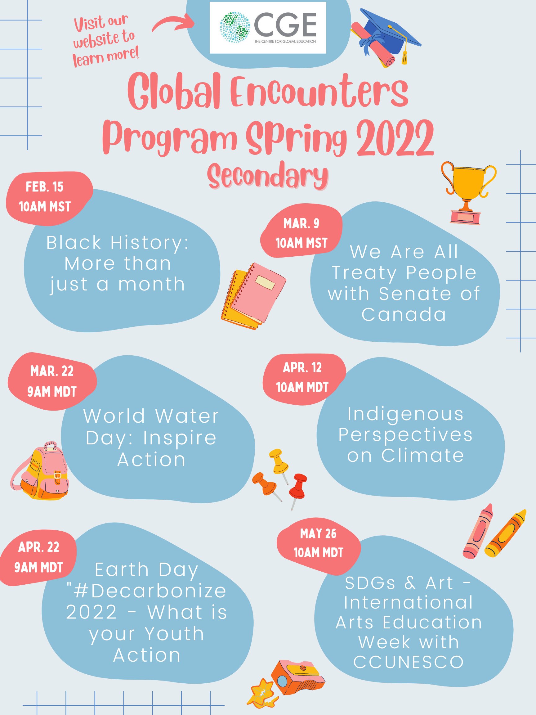 Mst Spring 2022 Schedule Centre For Global Education (@Cgeducation) / Twitter