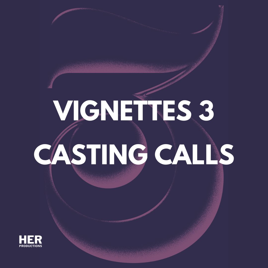 productions_her's tweet photo. TIME 👏 FOR 👏 CASTING 👏 CALLS 👏

We are now #casting for the third #Vignettes - coming to @hopemilltheatr1 in March 2022.

Please check all 6 breakdowns before applying.

Send applications to herproductions19@gmail.com 💻 https://t.co/49e1s99Ztq