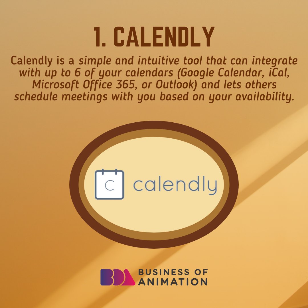 animationbiz's tweet image. When scheduling meetings or appointments with animation clients, what scheduling tool do you currently use?

It's more convenient to use a dedicated meeting scheduler app/tool to streamline the process. 

#SchedulingTools #AnimatorProductivity #ProductivityForAnimators