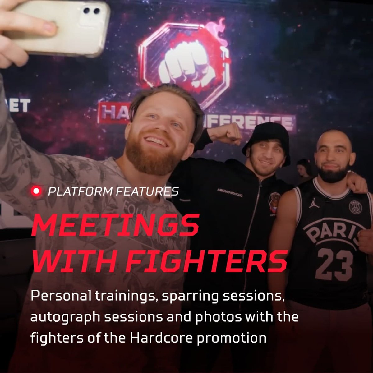 You''ve been wanting for a long time to meet your favorite fighter and show him a few moves :)? 

Now #HFC fans have such an opportunity. For #HARDcoin tokens you can buy a personal meeting with the promotion's fighter.

Info - t.me/Hardcoin_chann…