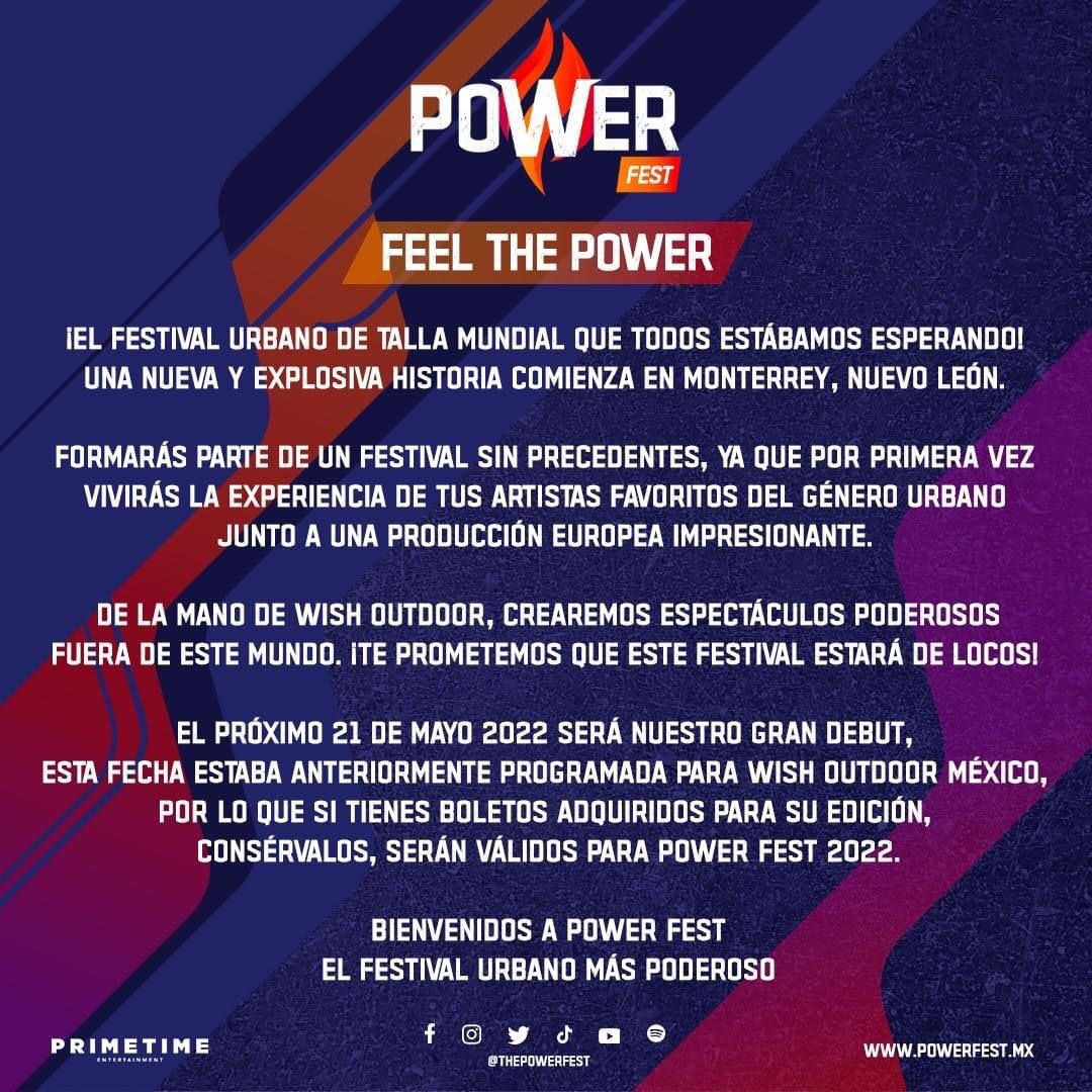 losfestivalers's tweet image. Se viene un nuevo festival urbano en Monterrey Nuevo León 😎

Espera próximamente más noticias sobre el #PowerFest 🔥