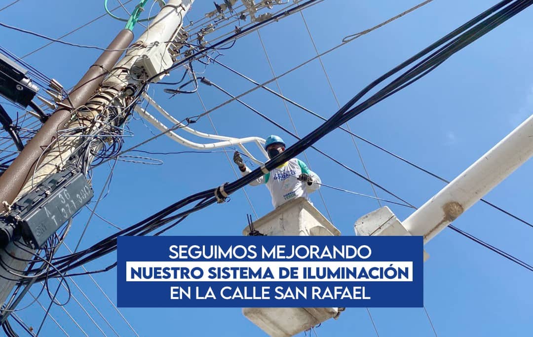 Nuestro #PlanIluminaMariño💡continúa mejorando el sistema de luminarias en los distintos sectores de nuestra ciudad marinera.

Atendimos la solicitud realizada por los vecinos de la calle San Rafael, para ir mejorando la calidad de vida de este importante sector de Porlamar.