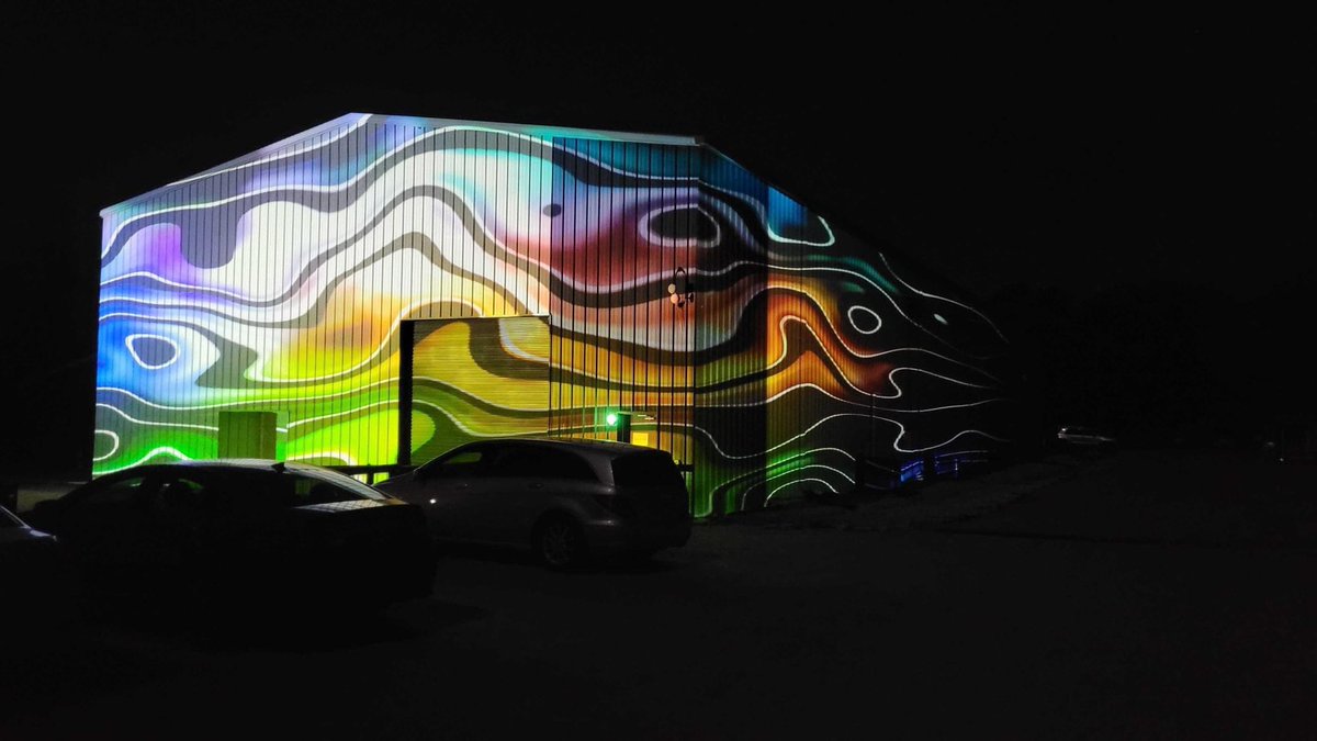 ATXEventSystems's tweet image. Projection mapping is one of our favorite things to do because we can let our imagination run wild… just like this! We love mapping so much that we do it at home all the time. Check out our El Grande studio as it was transformed into a piece of moving art over the holidays!