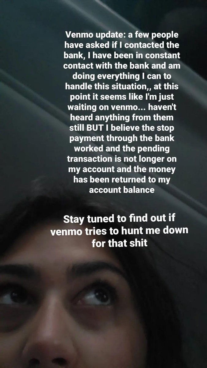 JessR116's tweet photo. @Venmo @CashApp This is not the first @Venmo scam, but venmo most of the time does nothing to help the person being scammed. No #protection from getting fucked in the ass by #venmo https://t.co/DHGCcpbelW