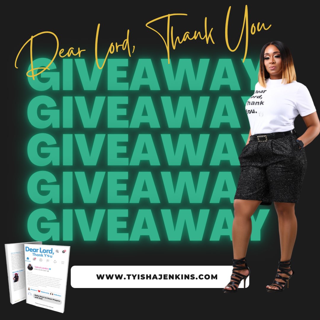 As we enter 2022, I’d like to bless at least three people with a Dear Lord, Thank You prayer journal/devotional. 

Please tag or message me with the  name of someone and tell me why you think this devotional would be a blessing for them. 

Prayed up all 2022.