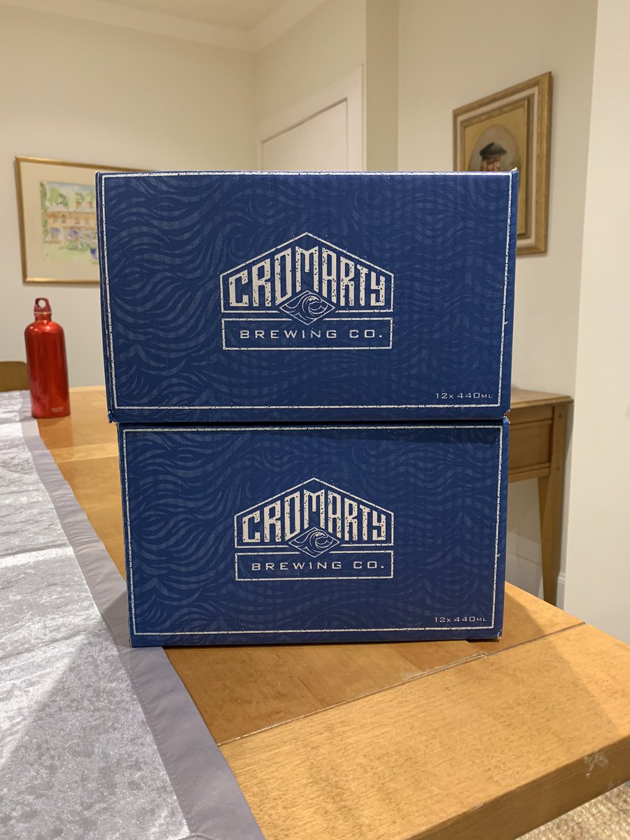elliotinburgh's tweet photo. Managed to get to @CromartyBrewing shop before closing to stock up on Hogmanay supplies….but will they last to Hogmanay? https://t.co/tMXj1wRTSl