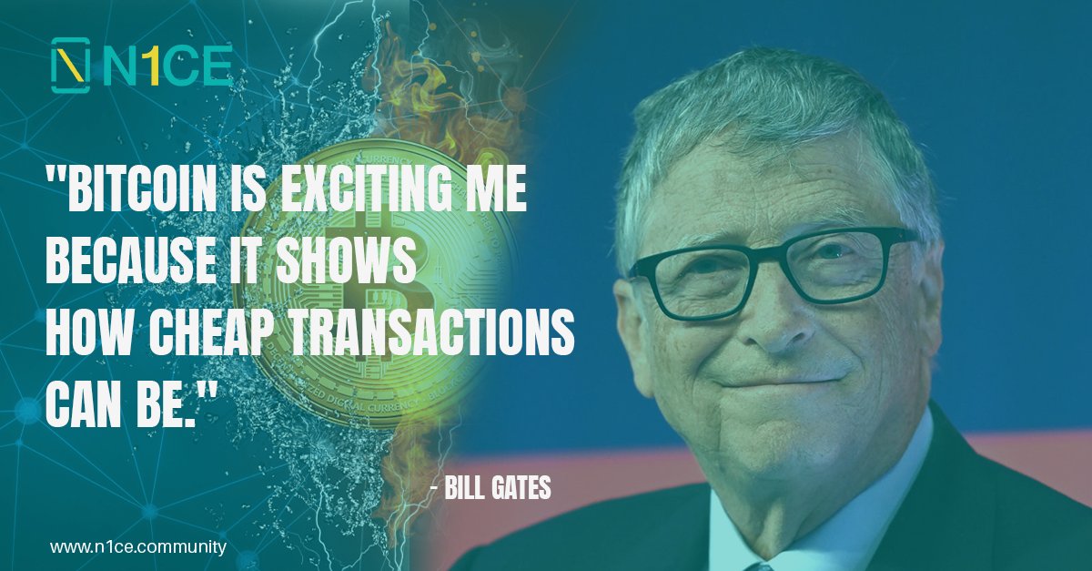 If the guy who brought about a revolution in personal computing is excited about cryptocurrency, it is a testament of the bright future of this technology. It is not far-fetched the next Bill Gates will come out of the cryptocurrency market!
