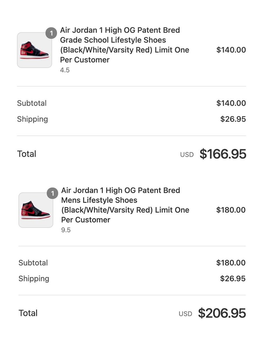 The Sauce Lab (@thesaucelab) on Twitter photo #Jordan 1 Patent Bred
1 Pair Mens (9.5)
1 Pair GS (4.5)
Better than nothing π€·ββοΈ
π: <a href="/HollowProxies/">Hollow Proxies</a> <a href="/HollowSuccess/">HollowProxies Success</a>
π€: <a href="/MEKRobotics/">MEKAIO</a>
π§: <a href="/SkyGmails/">SkyGmail</a> <a href="/easyclicksucces/">EasyClicks Success</a> <a href="/SammyGmails/">Sammy Gmails</a>
π : <a href="/joinslashh/">Slash</a> <a href="/plus1posse/">Plus 1</a> #Jordan 1 Patent Bred
1 Pair Mens (9.5)
1 Pair GS (4.5)
Better than nothing π€·ββοΈ
π: <a href="/HollowProxies/">Hollow Proxies</a> <a href="/HollowSuccess/">HollowProxies Success</a>
π€: <a href="/MEKRobotics/">MEKAIO</a>
π§: <a href="/SkyGmails/">SkyGmail</a> <a href="/easyclicksucces/">EasyClicks Success</a> <a href="/SammyGmails/">Sammy Gmails</a>
π : <a href="/joinslashh/">Slash</a> <a href="/plus1posse/">Plus 1</a>
