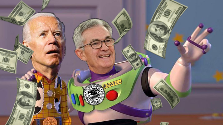 MarkMoneyMason's tweet photo. US #inflation rate rose to 6.8% in 2021, a 30-year high! 📈😱

#Biden has a plan to solve this... by printing MORE money to pay for his reckless spending! 🧮🤦‍♂️

#Crypto isn't in a bubble, the $USD is. Everyone had a pay cut this year due to a loss of purchasing power.

#EndTheFed https://t.co/LSp4U8sH1U