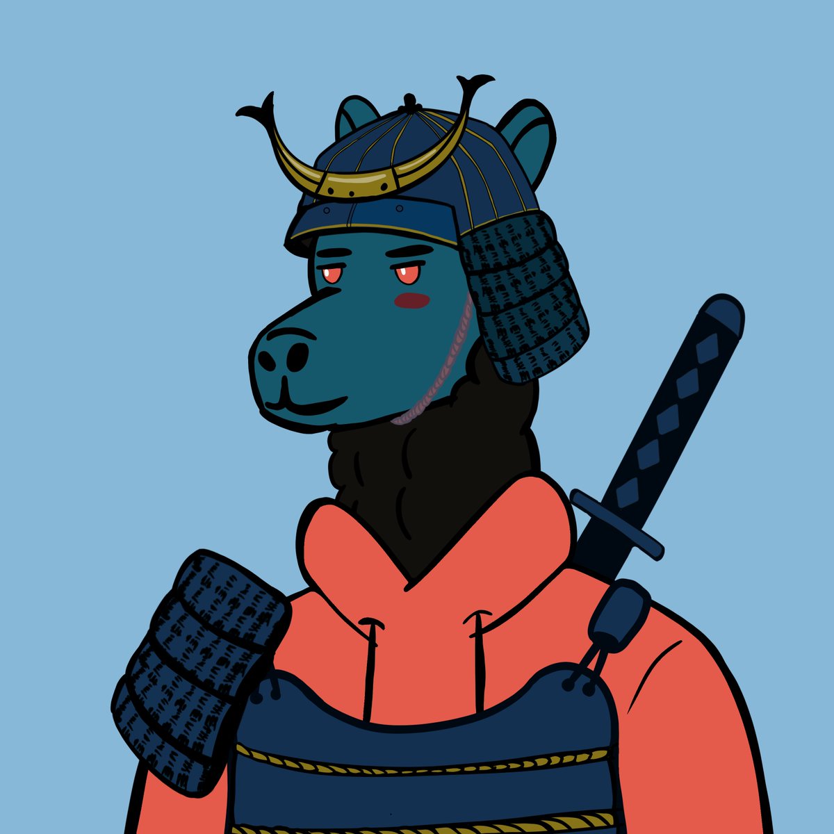 LowkeyLlamas's tweet photo. Lets welcome our three Lowkey Llama Samurais to the #llamapack.

These special warriors are inspired by our friends over at the @HouseofWarlords 

Meet Llobunaga, Llady Llodo, and Llideyoshi  :)

#nfts #wgmi #nftcommunity https://t.co/HChusHg9Jp
