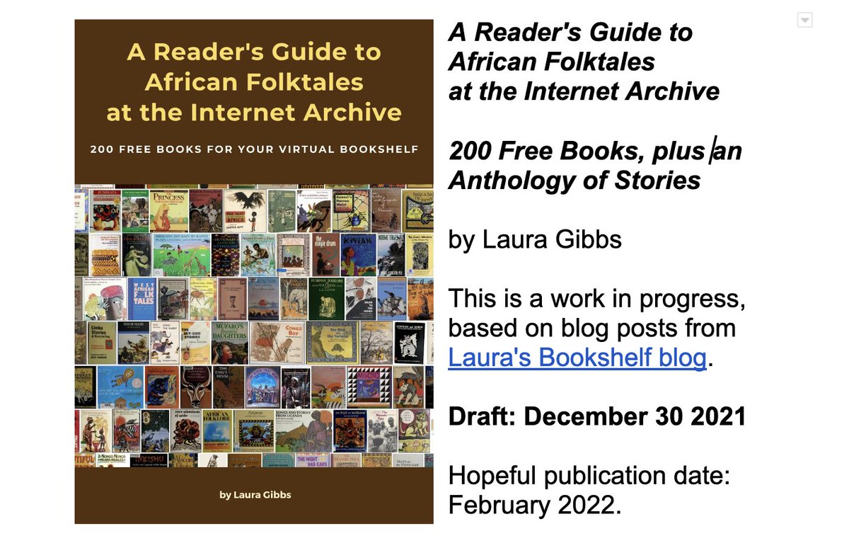 OnlineCrsLady's tweet image. well, this project has turned out more work than expected but only because it's so more fun than expected: I keep disappearing down bibliography rabbit holes into @InternetArchive wonderlands. 
80 entries done; 120 more to go! 
draft:
docs.google.com/document/d/1BK…
yay for #OpenWriting