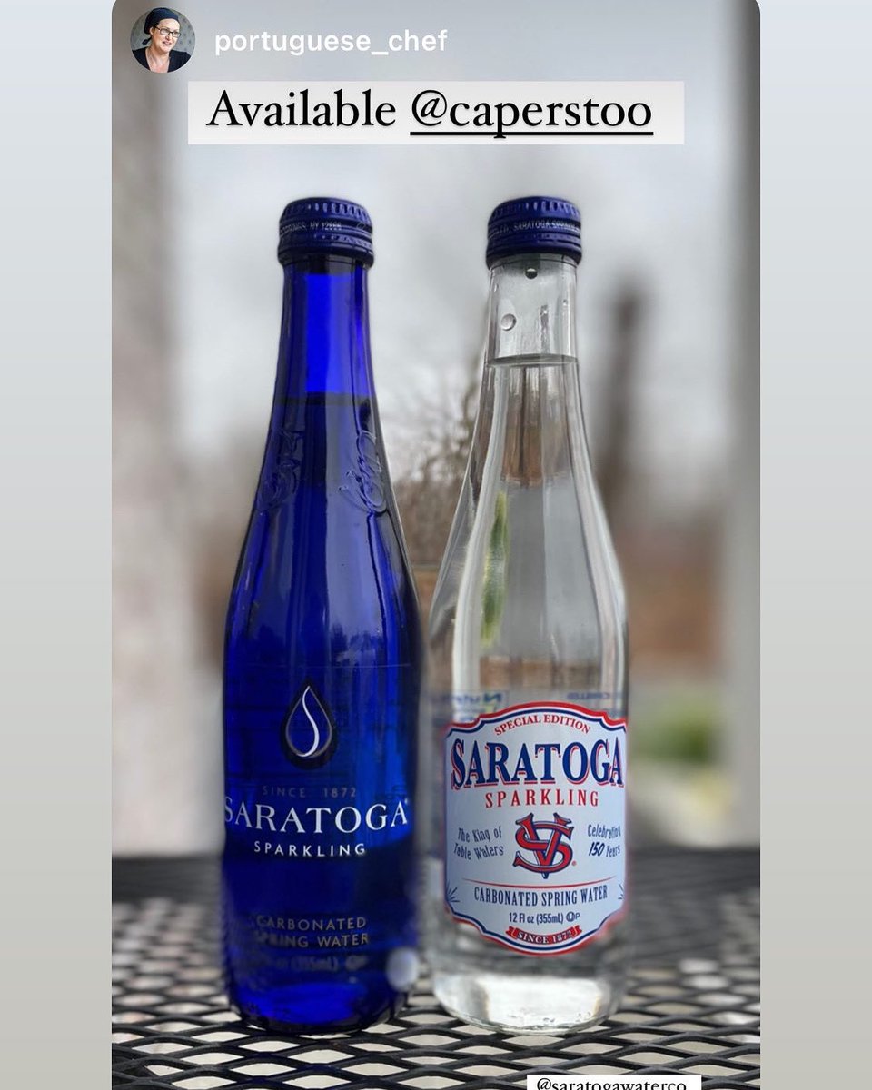 Saratoga Water (@saratogawater) on Twitter photo Have you spotted our Special Edition anniversary bottles yet? @portuguese_chef <a href="/caperstoo/">Caper’s Too Deli & Catering</a> #saratogawater #specialedition #saratogasprings #anniversary #instagood Have you spotted our Special Edition anniversary bottles yet? @portuguese_chef <a href="/caperstoo/">Caper’s Too Deli & Catering</a> #saratogawater #specialedition #saratogasprings #anniversary #instagood