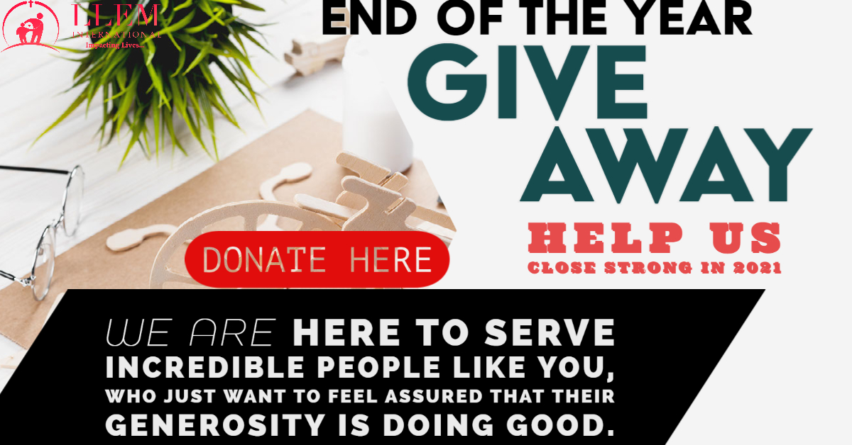 LLEMIntl's tweet image. End Of The Year Giving-2021 - Your donation goes a long way in helping the children who do not have anyone to help or provide for them in the rural community. mailchi.mp/lleminternatio…