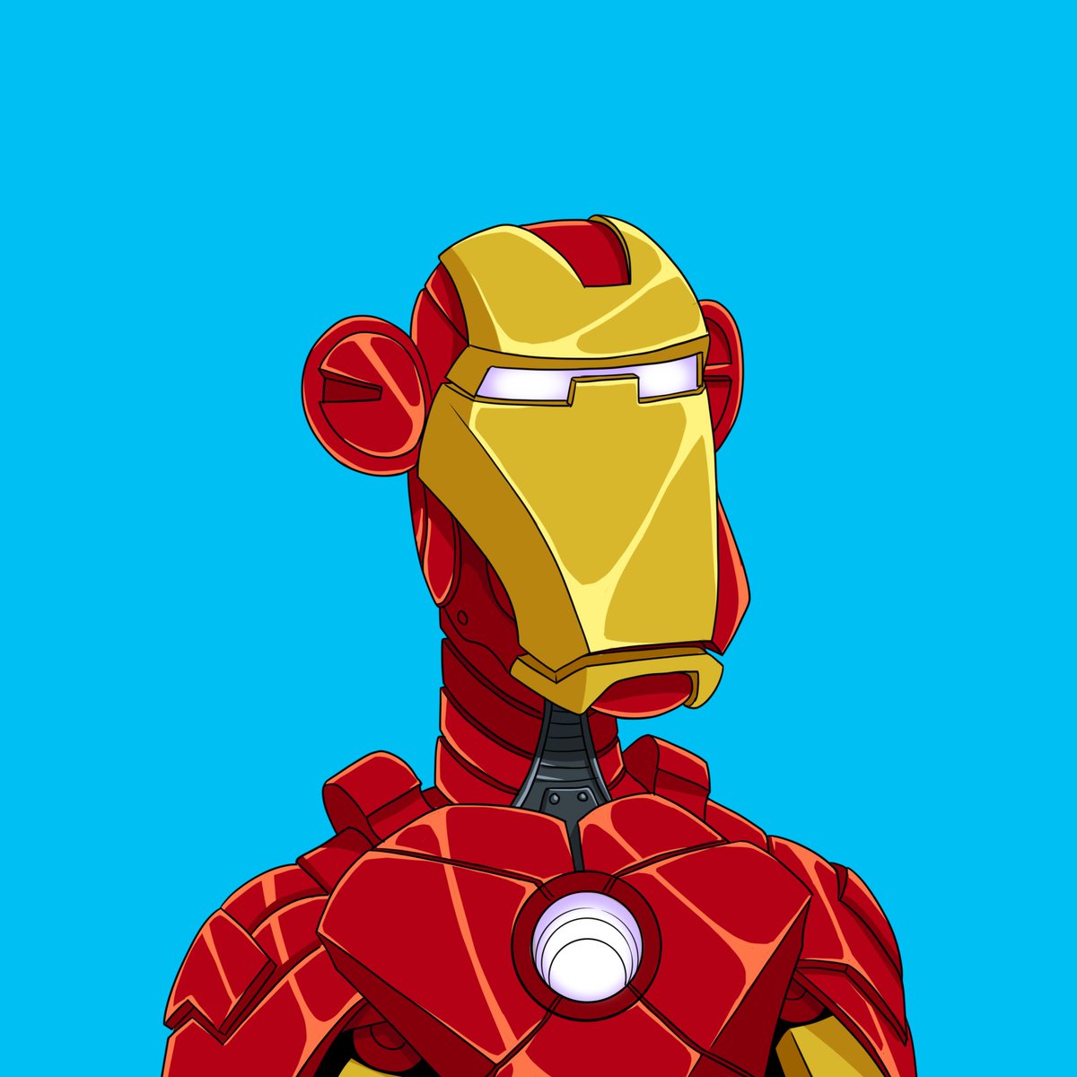 ApeDadsNFT's tweet photo. IronApe. Hiding within the ApeDads collection⚡️

“I love you four thousand” - IronApe https://t.co/DjSjb8j3uV