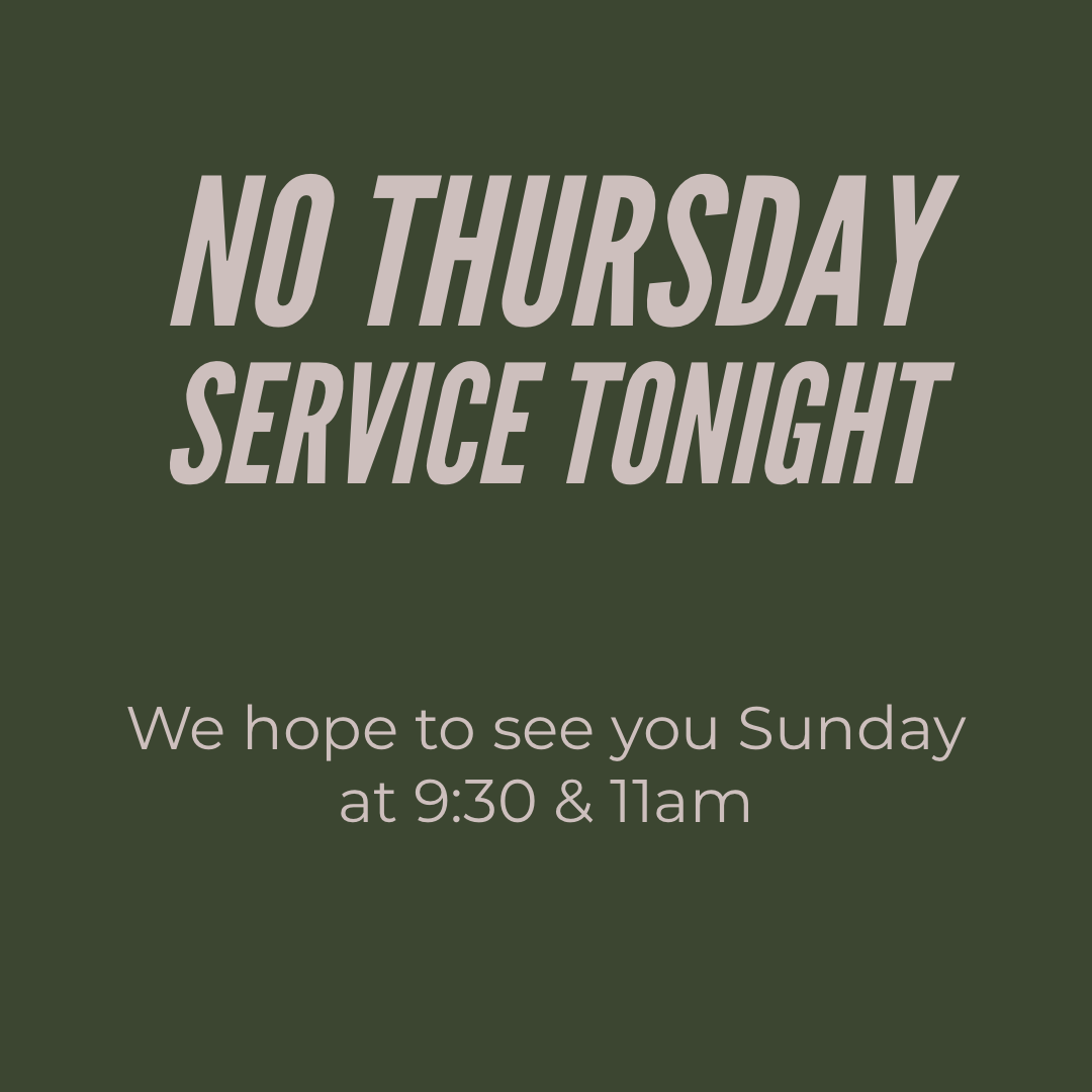 gray_kurt's tweet photo. No Thursday service tonight! Y’all have a safe and happy new year! Will see you Sunday at 9:30 or 11 a.m. https://t.co/7leGhqlIlQ
