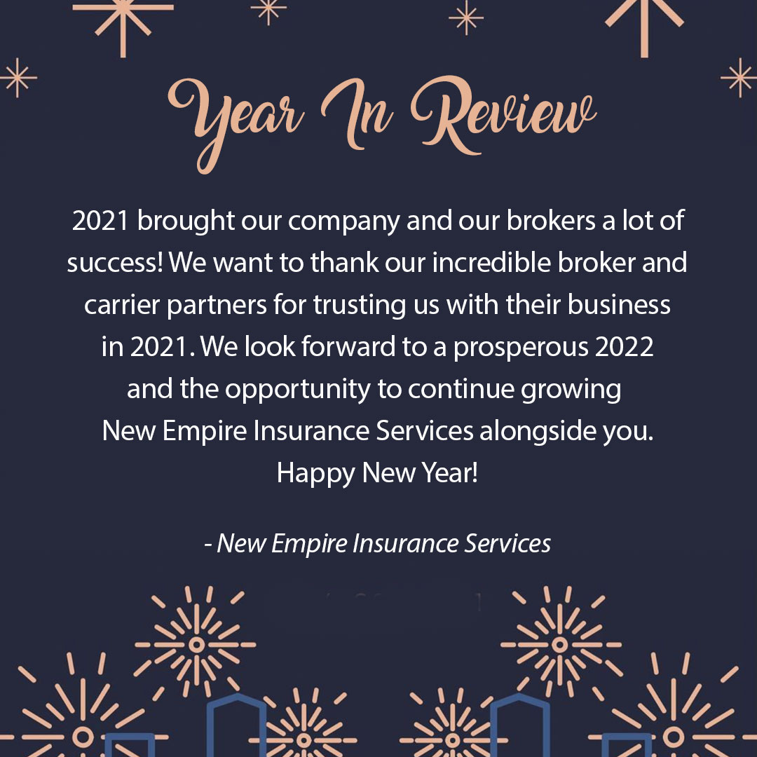 newempireis's tweet photo. ** We will be closed December 31st for New Year's Eve **

From everyone at New Empire Insurance Services, we hope you had a great 2021 and that 2022 will be filled with wonderful memories and success.

Happy New Year! 🥂

#NewYearsEve #HappyNewYear #NewYear2022 #insurance https://t.co/e8FHaSJKFP
