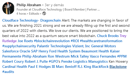 Spansul_7's tweet photo. LFG!! 🚀
$DRGN #Dragonchain #QuantumSafeBlockchain https://t.co/CBsg7aeWD7