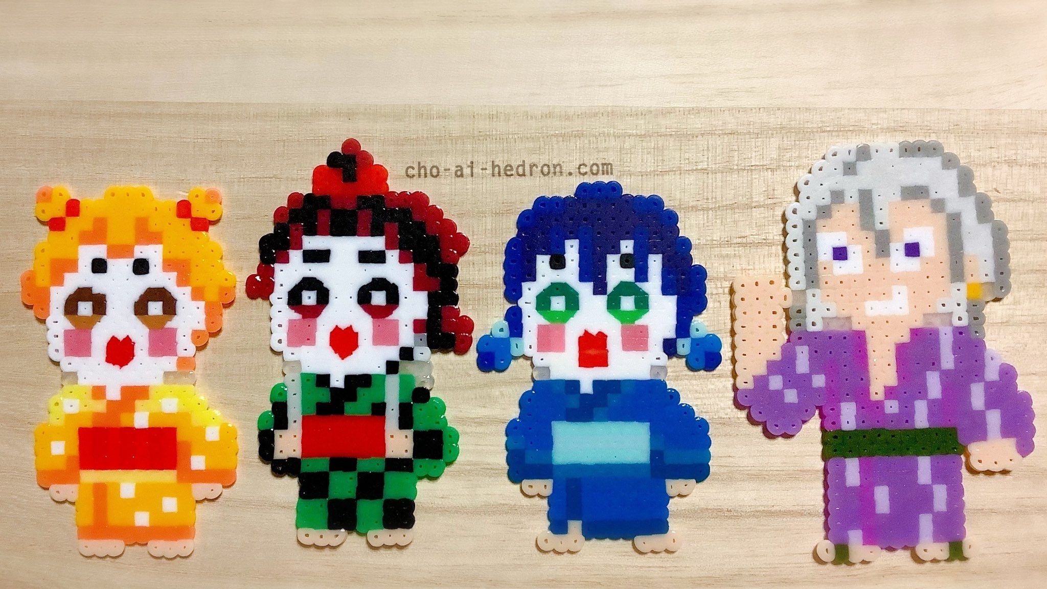 Katayama いっしょうけんめい はたらきます アイロンビーズ Fusebeads ピクセルピコ 鬼滅 鬼滅の刃遊郭編 T Co 6bxddqubsp Twitter
