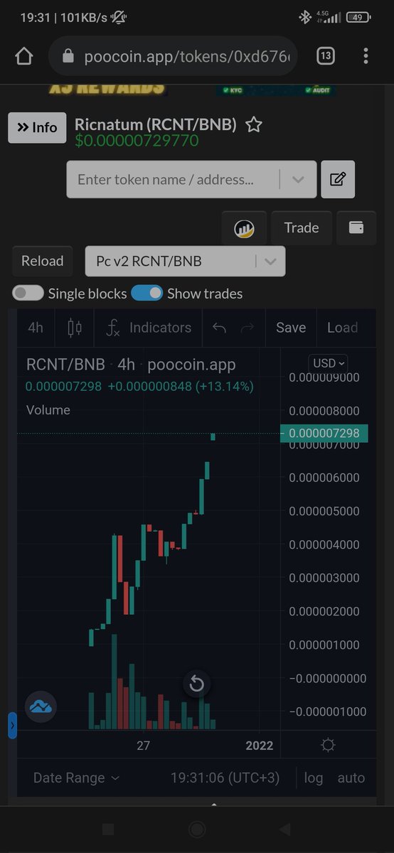 We're flying to the moon.
We're already 8x.

#bsc #DeFi #PancakeSwap #StakingReDeFined #BSCGem #Play2Earn #PlayToEarn #cryptocurrency #ToTheMoon