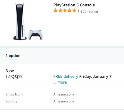 Wario64's tweet photo. PS5 on Amazon Prime https://t.co/CV4TzhyVLL #ad https://t.co/jqXZ3pKQ8A