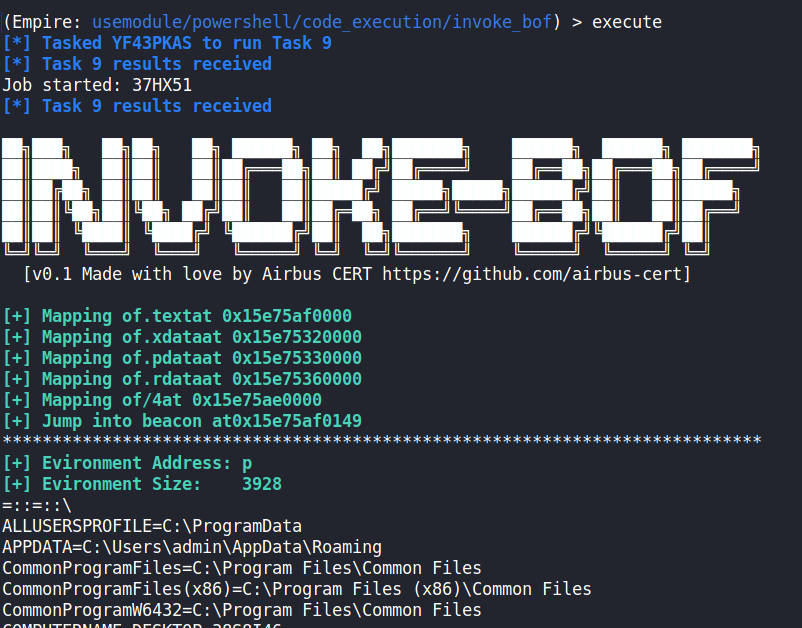 bcsecurity's tweet photo. Empire 4.3 is now available through @kalilinux and sponsors. Here are a few of the new features:
- Updated Mimikatz, Rubeus, Seatbelt, &amp; WinPEAS
- Added Invoke-BOF &amp; Invoke-DownloadFile
- New obfuscation options
- C# redirector
#redteam #cybersecurity https://t.co/wUQ3XVEBEC