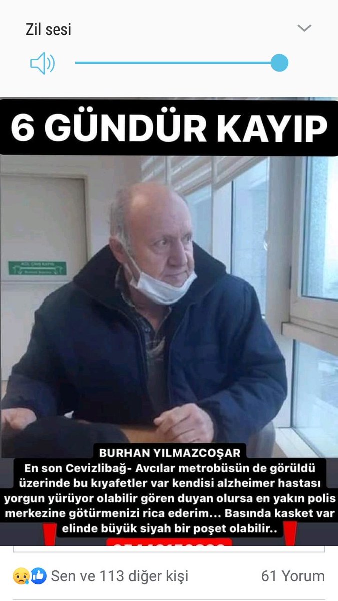 Arkadaşlar Allah rızası için bu amcayı paylaşım yapar mısınız. Kendisi alezehimer hastası .
