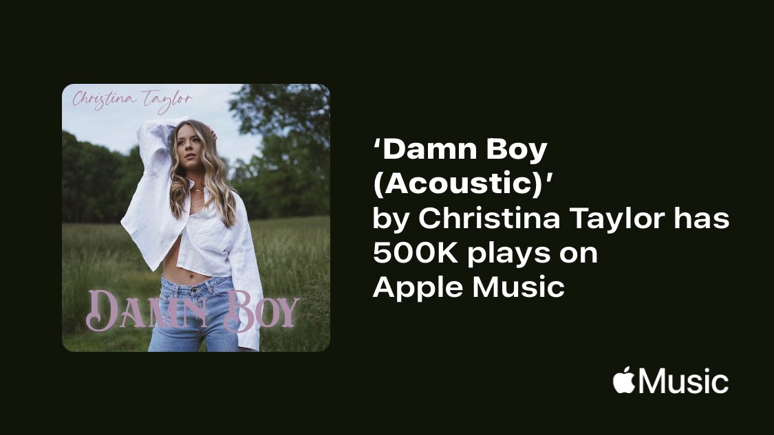 Just passed a new Milestone on <a href="/AppleMusic/">Apple Music</a>. Actually at 600k now and approaching 1 MILLION overall🍾🎉 Thanks for listening! And please keep sharing lots of folks haven’t heard it yet❤️❤️ ⁦<a href="/orchtweets/">The Orchard</a>⁩
music.lnk.to/SycSTQ