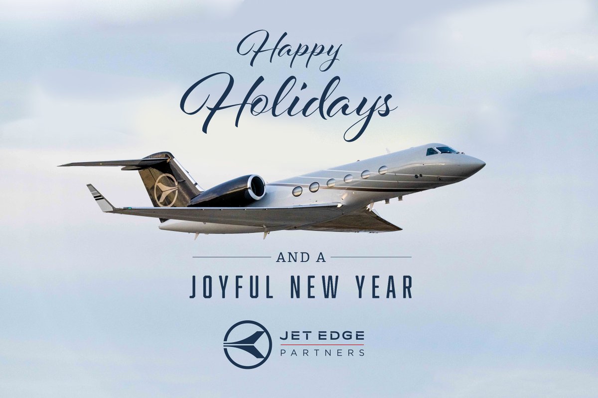 jetedgepartners's tweet photo. We wish you the happiest of holidays this season &amp; all the best in 2022! Happy New Year &amp; Cheers! - Jet Edge Partners Team

#jetedgepartners #jetedge #flyjetedge #bizjet #bizav #aircraft #flyprivate #aviationsales https://t.co/8aITukBJTl