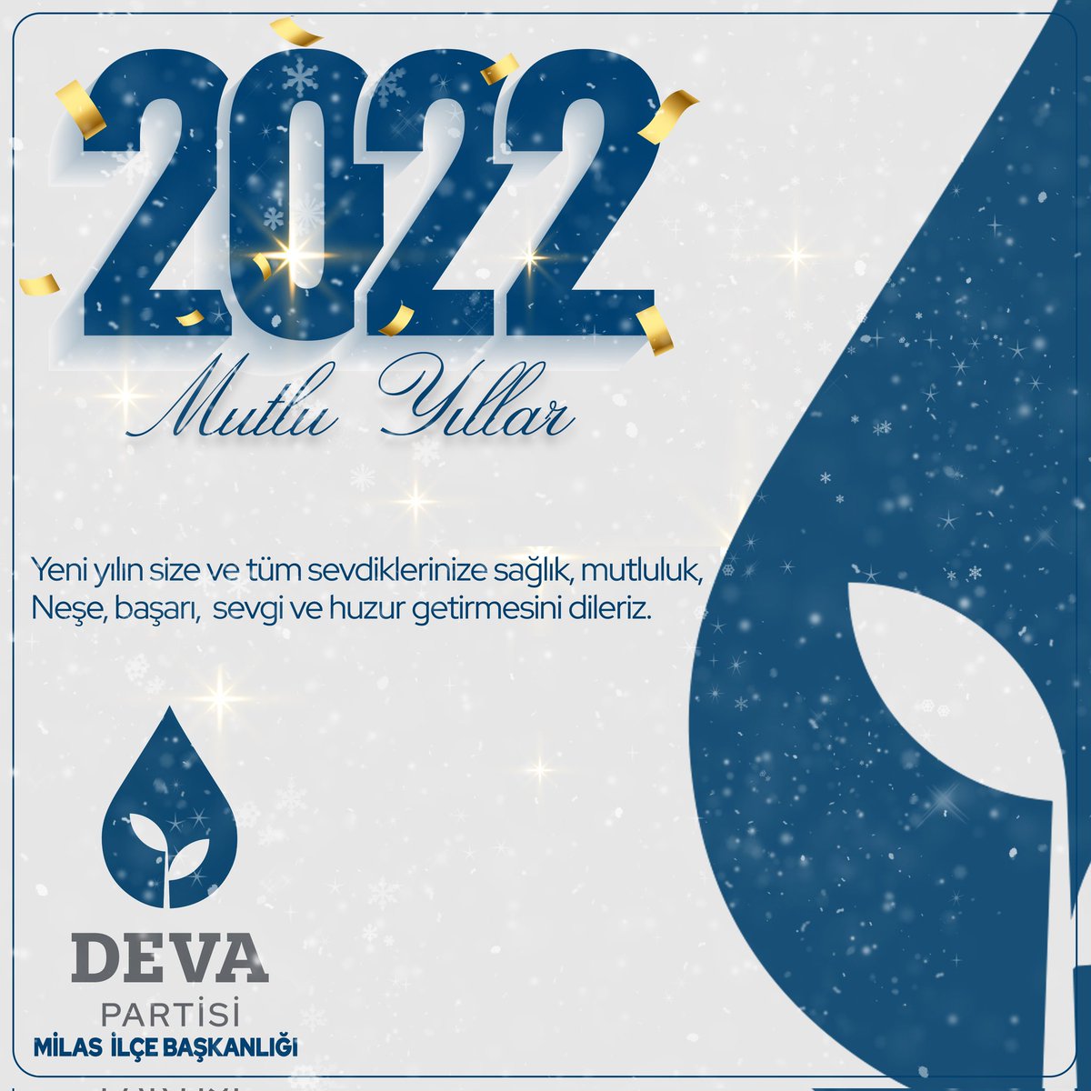 deva_milas's tweet photo. 2022 yılı Ülkemize umutlarla gelsin Tüm milas'lı Hemşehrilerimizin yeni yılı kutlu olsun https://t.co/COyTbgEfnO