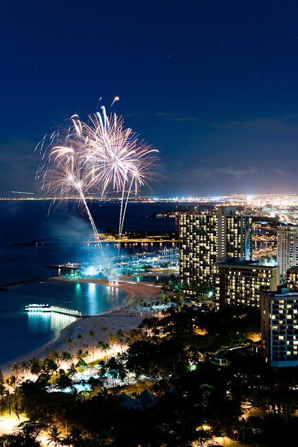 Ready to ring in the New Year! 🥂 Pictured here: the incredible view from @TrumpWaikiki.