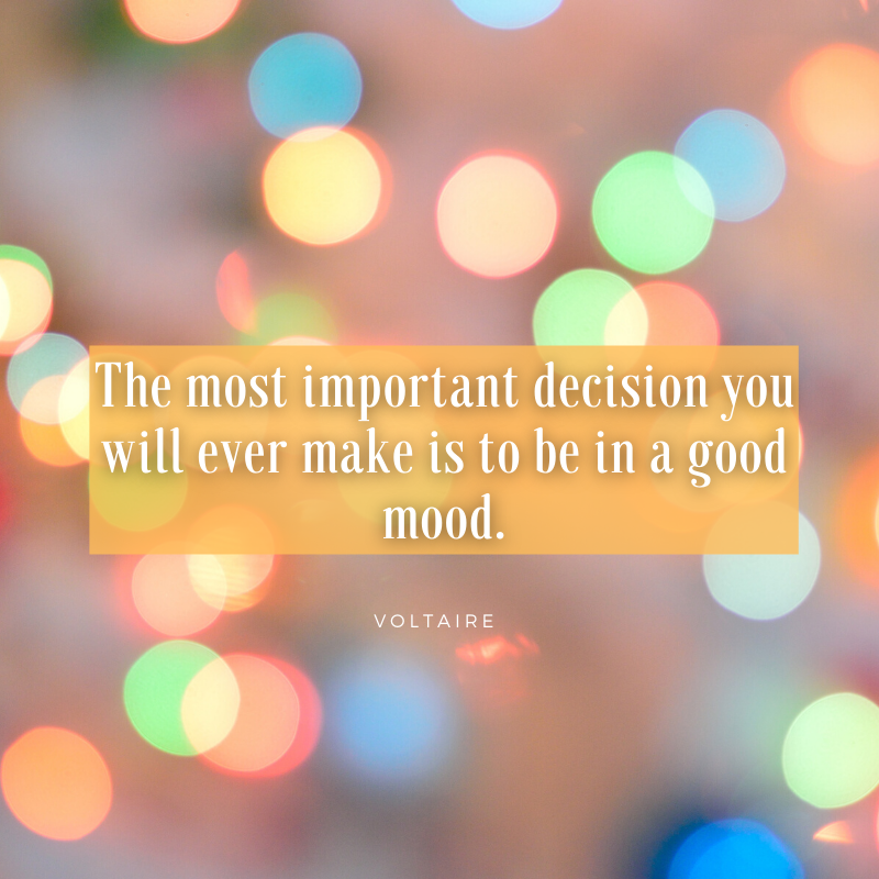 “The most important decision you will ever make is to be in a good mood.” - Voltaire
#QOTD #goodmood #bestlife #importantdecision #wordstoliveby