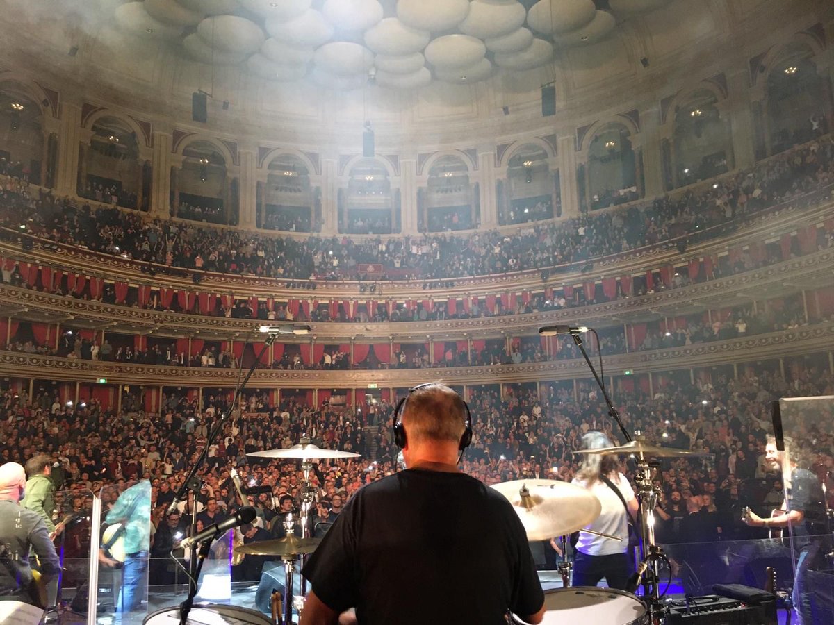 Wow, bucket list! ✔️out @CongaKing2020 view in Royal Albert Hall with <a href="/richardashcroft/">Richard Ashcroft</a>. #dwdrums