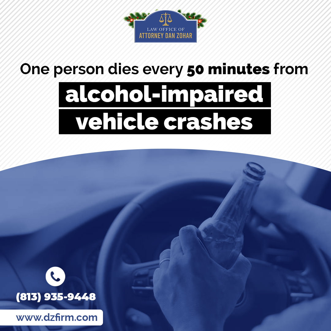 Fact: One person dies every 50 minutes from alcohol-impaired vehicle crashes.

Solution: Don’t drink and drive or let anyone you know has been drinking get behind the wheel!

📱 (813) 935-9448
