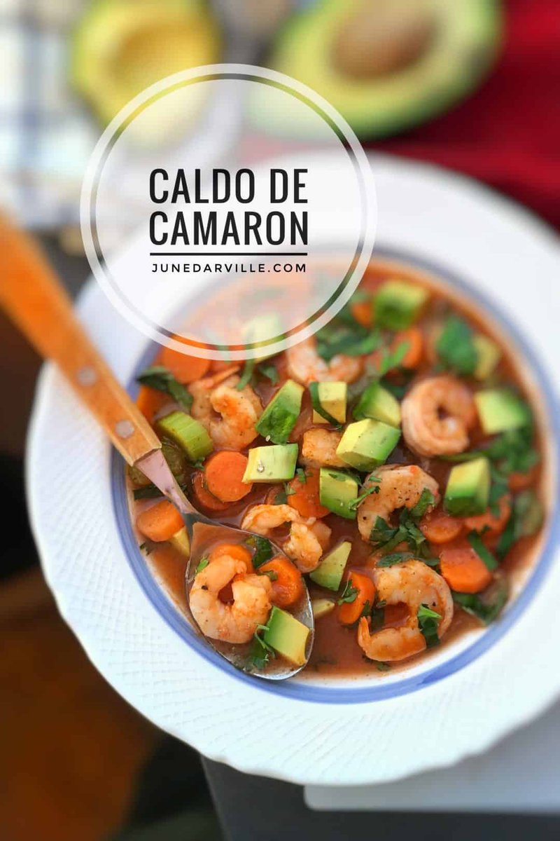 🥑 𝐂𝐚𝐥𝐝𝐨 𝐃𝐞 𝐂𝐚𝐦𝐚𝐫𝐨𝐧
🥑 Ever tried this shrimp soup before? It is a chunky Mexican #shrimp and tomato #soup, I love it with diced #avocado.
🥑 𝐑𝐞𝐜𝐢𝐩𝐞 >> junedarville.com/caldo-de-camar…