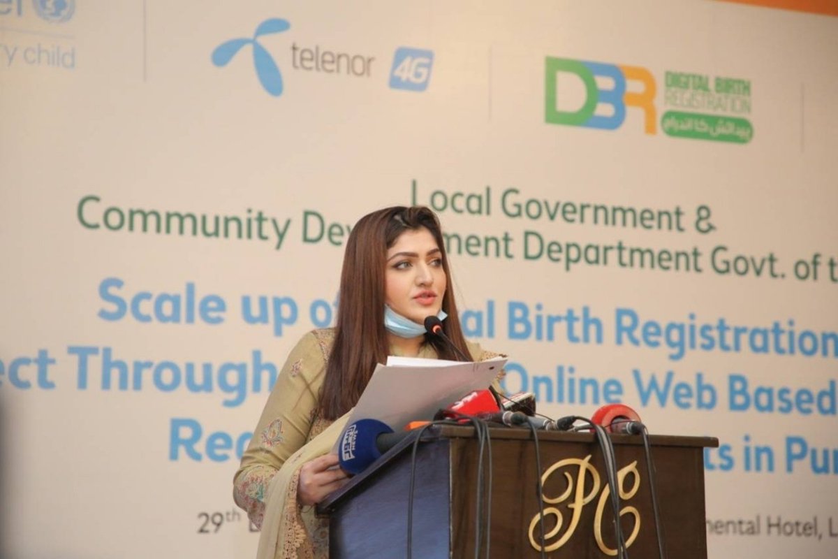 Kausarcsp's tweet photo. Local Government Dept., UNICEF, &amp; telenor joint initiative (DBR) scaled up through launch of NADRA web based Reg system.True example of the Govt ownership &amp; commitment @Noormengal_ @Kausarcsp @ReplyTariq @TelenorGroup @telenorpakistan @UNICEF_Pakistan @GovtofPunjabPK @NadraPak https://t.co/1lUfdg5GQr