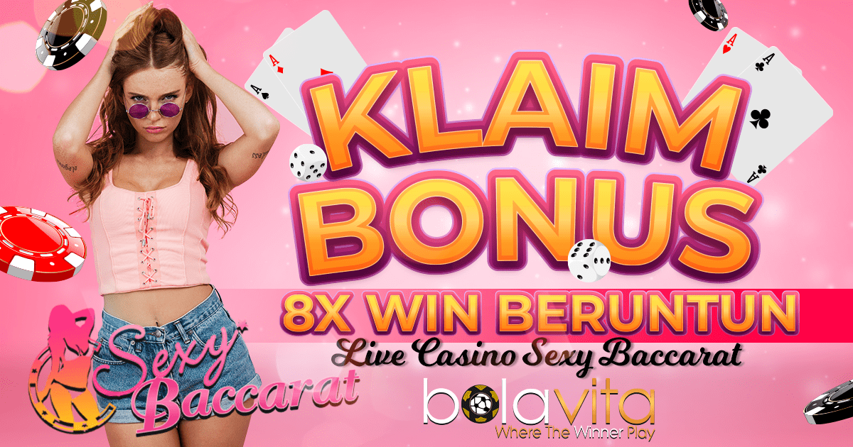 BVGAMING_NET's tweet photo. Bonus Win Streak Sexy Baccarat Sv388!
Dapatkan Bonus Maximal Sebesar 1.5 JUTA
Whatsapp:081297392623
https://t.co/yzxjxwH5LB
#casinoonline #baccarat #livecasino #judionline #baccaratrouge #pokeronline #onlinecasino #slotmachine #kissbigwin #player #banker #bdd #bandartogelonline https://t.co/BaVebtWuus