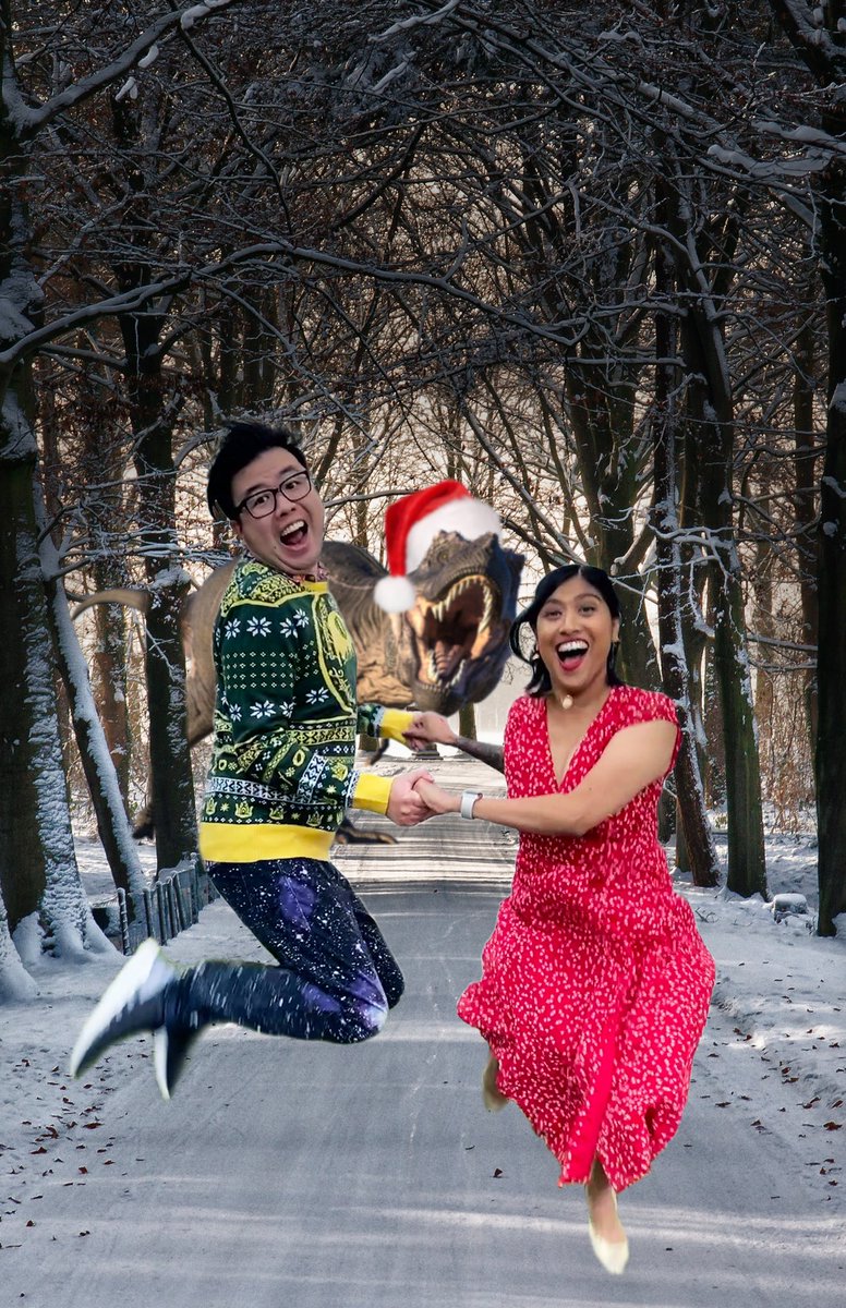 robot_on's tweet photo. Our 2021 holiday card photos ☃️✨ https://t.co/zC51EmzJbL