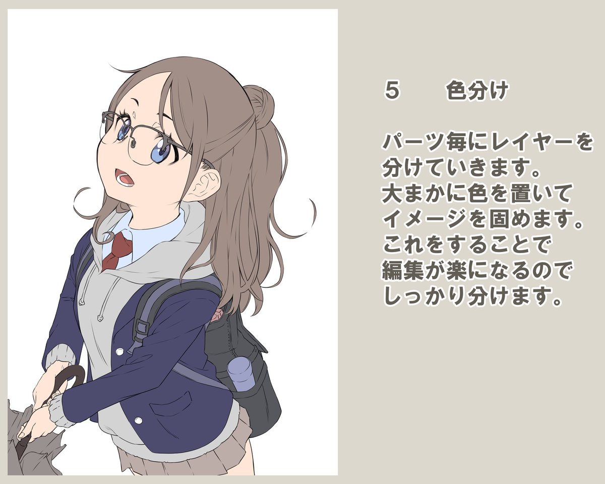 5 色分け
6 色塗り
7 乗算
8 チェック柄

@HuionLeon_JP
#HUION創作
#メイキング 
