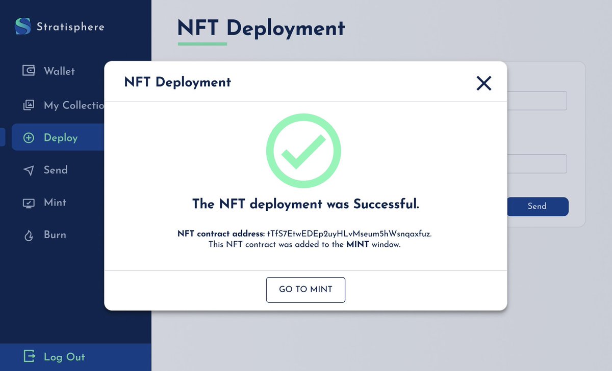 XertraPlatform's tweet photo. The @StratisphereNFT wallet to be released soon 

Developed in unity3d to Mint, Store, Send and Receive NFTs on Stratis.

#blockchain #nfts #dotnet #unity3d $STRAX $CIRRUS https://t.co/I95GbWkihj