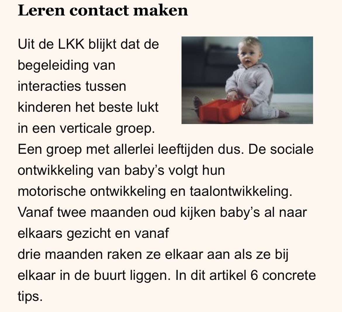 Precies de reden waarom OMI kiest voor kleinschaligheid en verticale groep. Verwijs je graag naar de theorie van Psycholoog Lev Vygotski foto bron @Kinderopvang_MV  <a href="/ds_Zwolle/">deStentor_Zwolle</a> <a href="/ggdijsselland/">GGD IJsselland</a> <a href="/Gemeente_Zwolle/">Gemeente Zwolle</a>