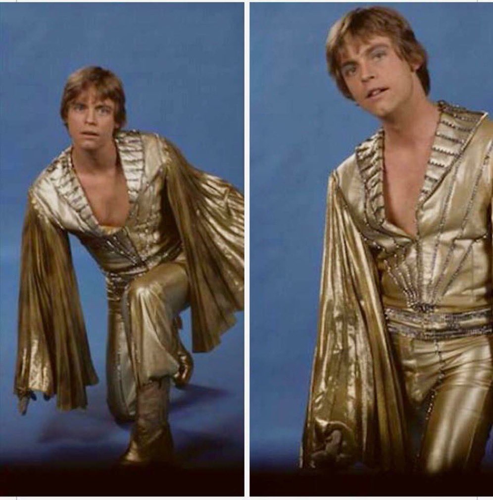 WilliamShatner's tweet photo. I was today years old when I found out that @HamillHimself, when he was younger, broke into @Cher’s wardrobe trailer and did a photo shoot. 🤣 Happy New Year to both of you! https://t.co/aEhtTv3ibc