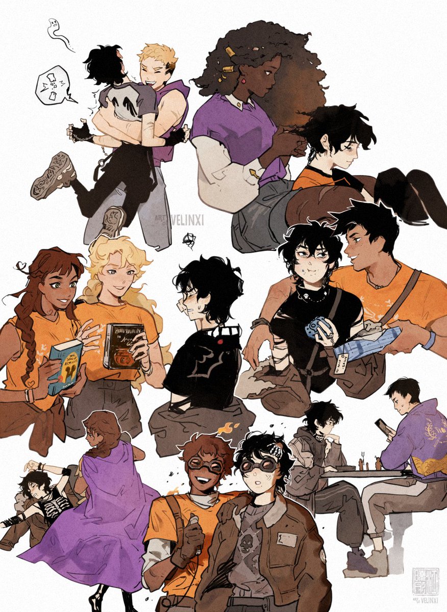 Velinxi's tweet photo. nico and friends #percyjackson https://t.co/3f3HQoAFwb