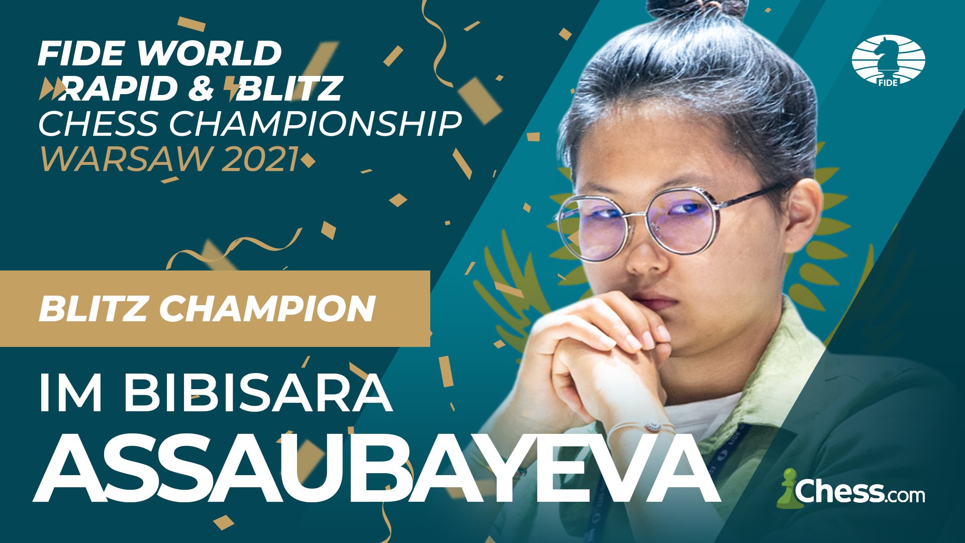 World Chess on X: ♟️🇩🇪IM Bibisara Assaubayeva joins the lineup for the  #WorldChessArmageddon Championship Series: Women's Week, on May 8th!  Bibisara is the 2021 & 2022 Women's World Blitz Champion. The  Kazakhstani